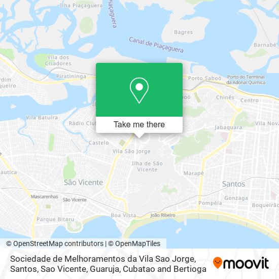 Sociedade de Melhoramentos da Vila Sao Jorge map