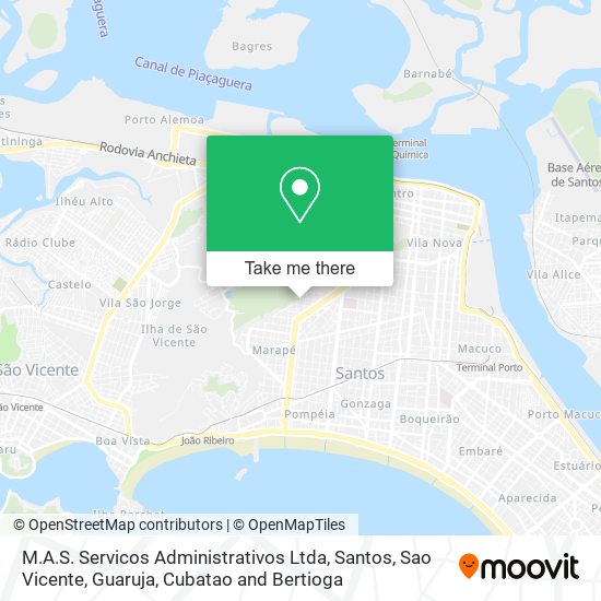 M.A.S. Servicos Administrativos Ltda map