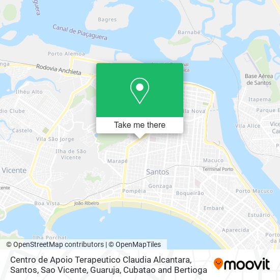 Centro de Apoio Terapeutico Claudia Alcantara map