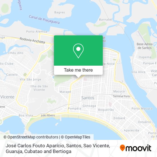 José Carlos Fouto Aparício map