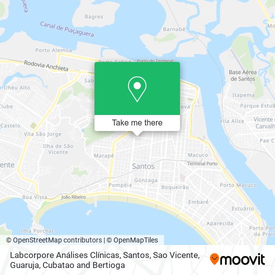 Labcorpore Análises Clínicas map
