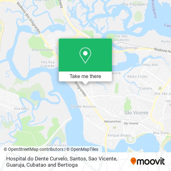 Hospital do Dente Curvelo map