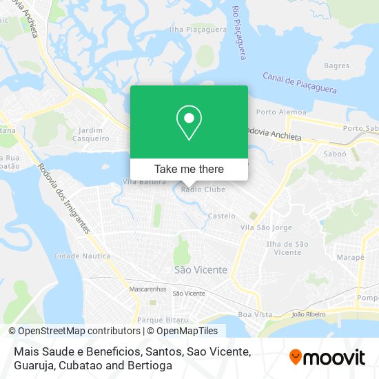 Mais Saude e Beneficios map