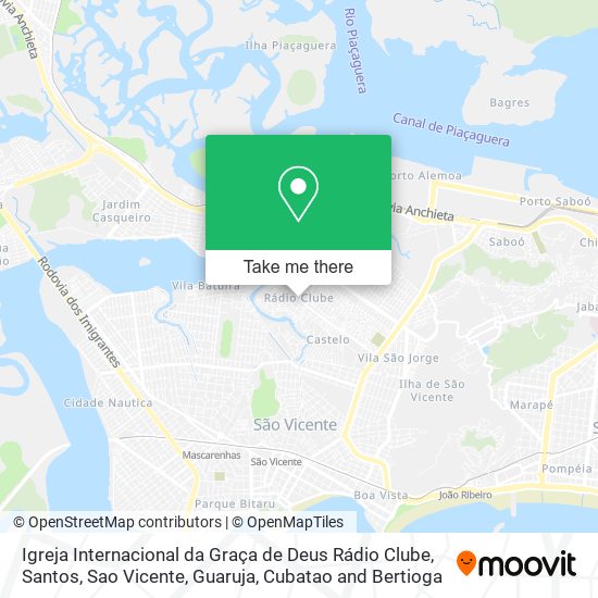 Igreja Internacional da Graça de Deus Rádio Clube map