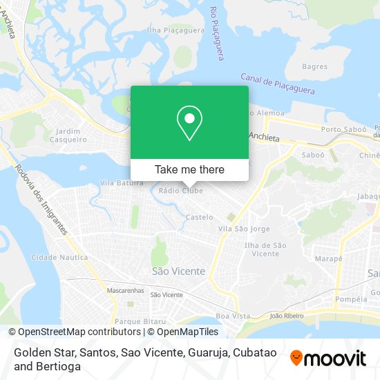 Golden Star map