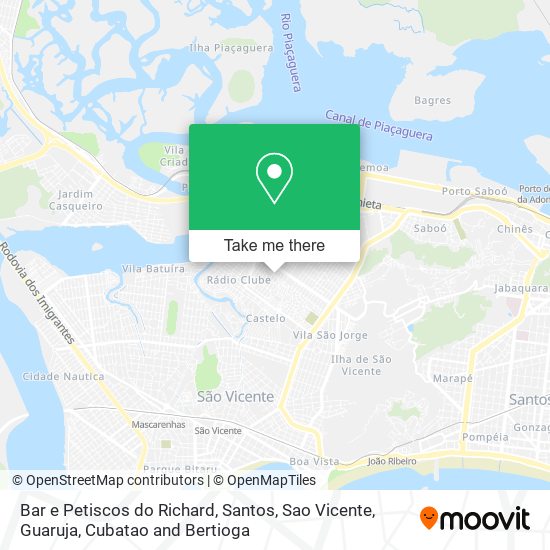 Bar e Petiscos do Richard map