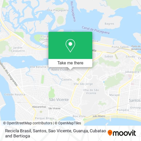 Recicla Brasil map