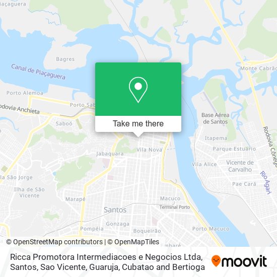 Mapa Ricca Promotora Intermediacoes e Negocios Ltda