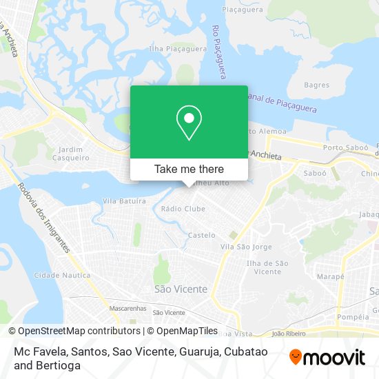 Mapa Mc Favela