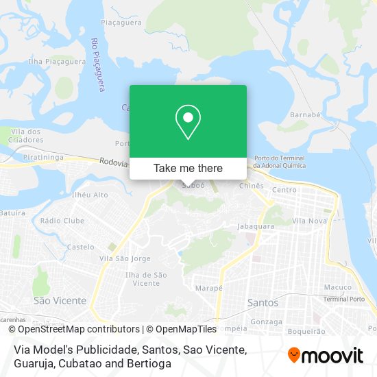 Via Model's Publicidade map
