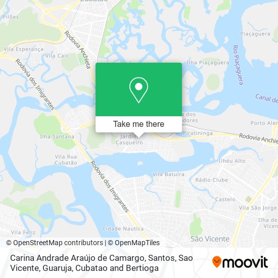 Carina Andrade Araújo de Camargo map