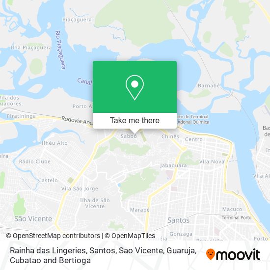 Rainha das Lingeries map