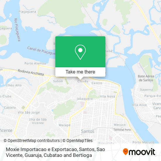 Moxie Importacao e Exportacao map