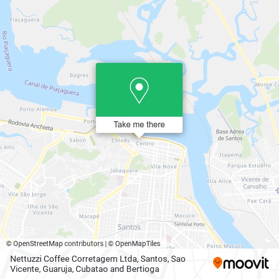 Mapa Nettuzzi Coffee Corretagem Ltda