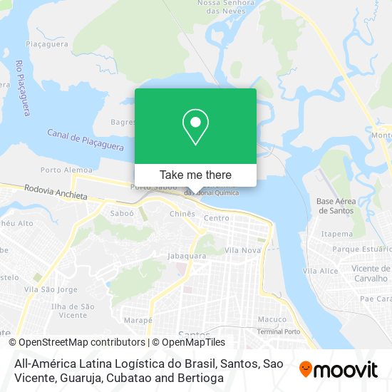 All-América Latina Logística do Brasil map