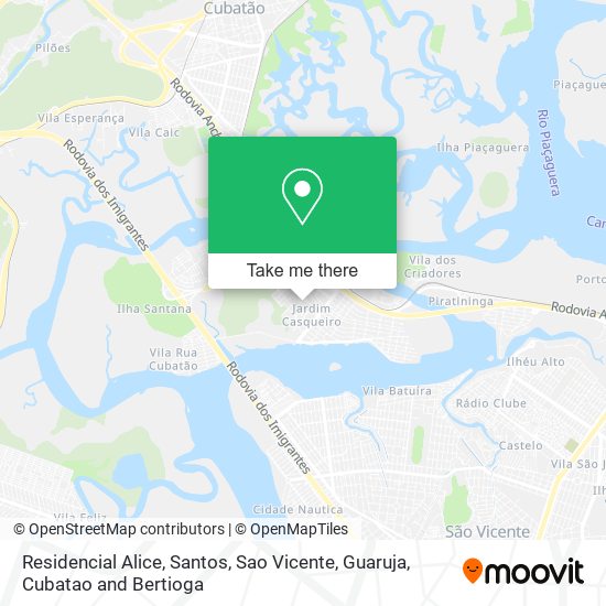 Residencial Alice map