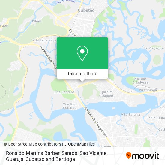 Mapa Ronaldo Martins Barber