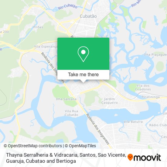 Thayna Serralheria & Vidracaria map
