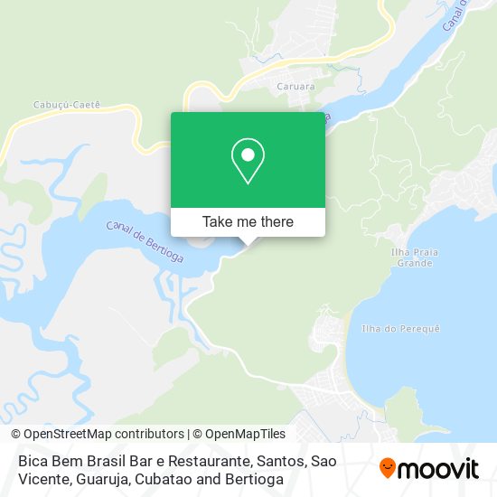 Mapa Bica Bem Brasil Bar e Restaurante