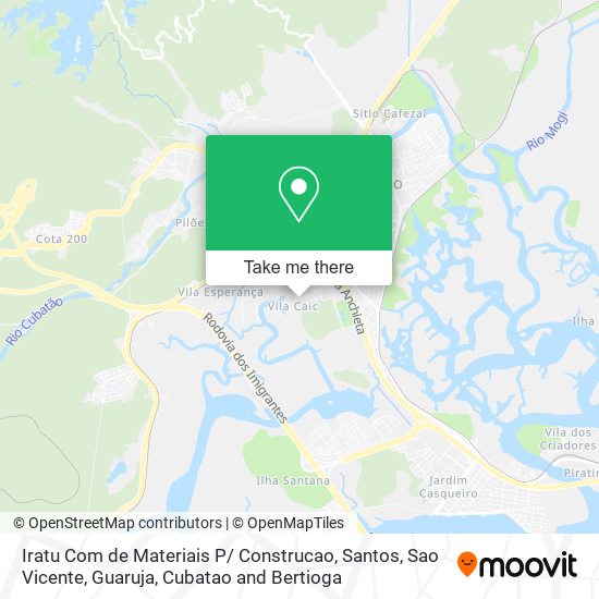 Iratu Com de Materiais P/ Construcao map