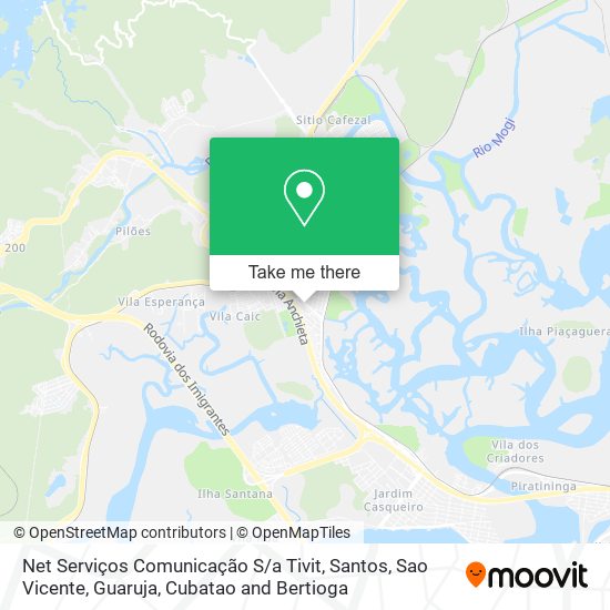 Net Serviços Comunicação S / a Tivit map