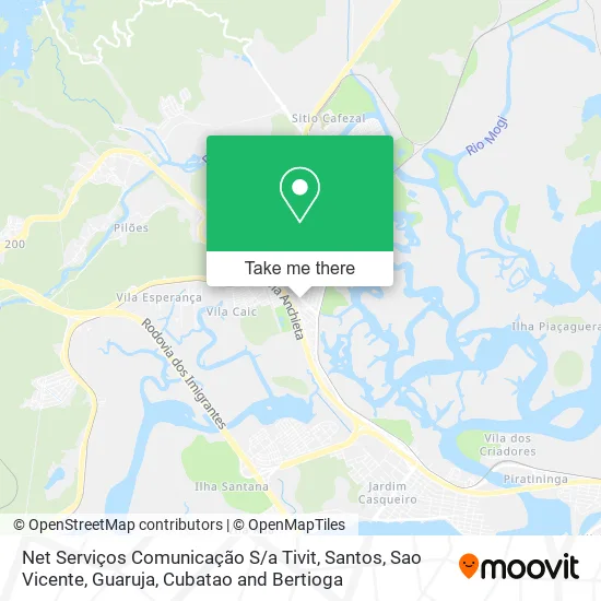 Net Serviços Comunicação S / a Tivit map