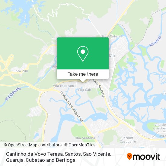 Cantinho da Vovo Teresa map