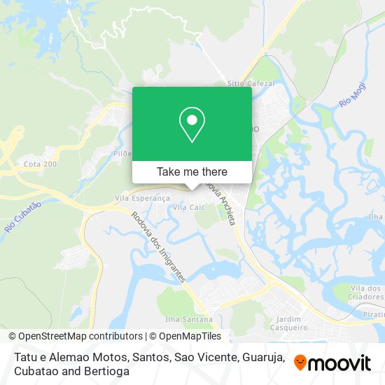 Tatu e Alemao Motos map