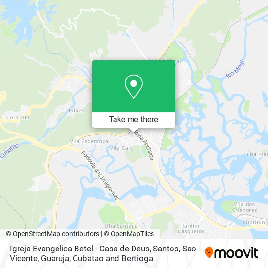Igreja Evangelica Betel - Casa de Deus map