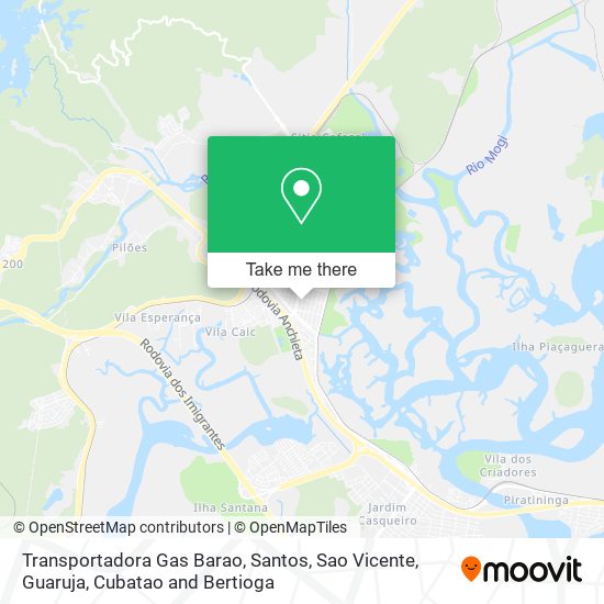 Mapa Transportadora Gas Barao