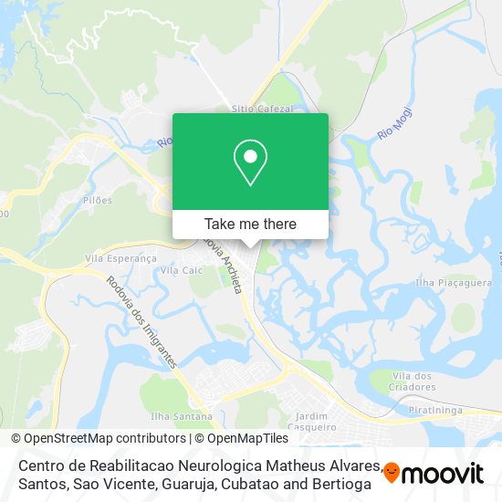 Centro de Reabilitacao Neurologica Matheus Alvares map