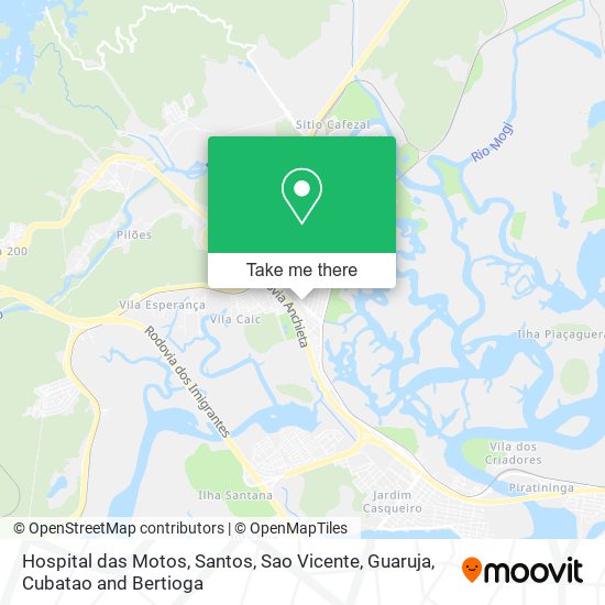 Mapa Hospital das Motos