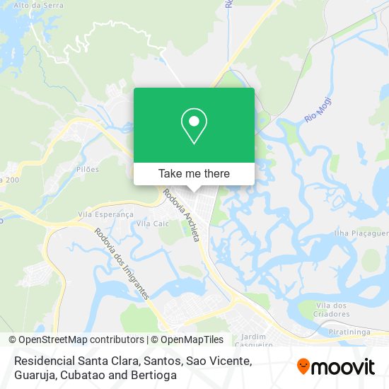 Residencial Santa Clara map