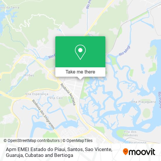 Mapa Apm EMEI Estado do Piaui