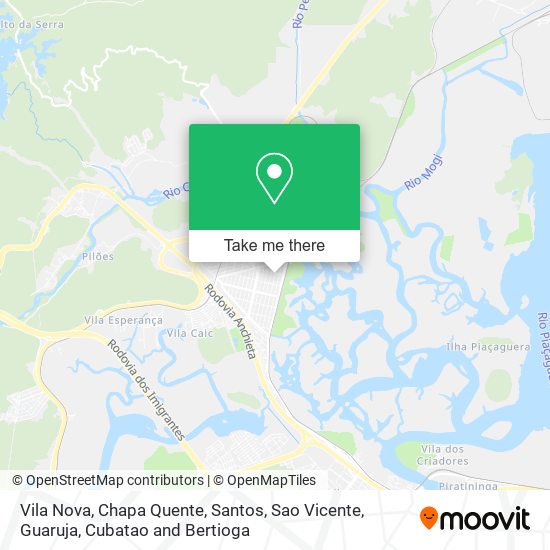 Vila Nova, Chapa Quente map