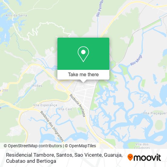 Residencial Tambore map
