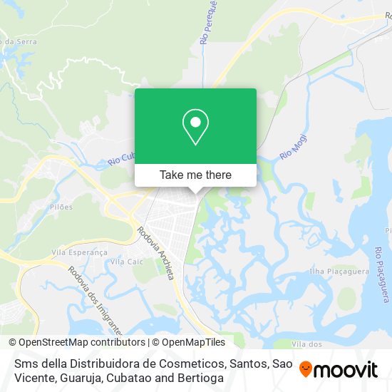 Sms della Distribuidora de Cosmeticos map
