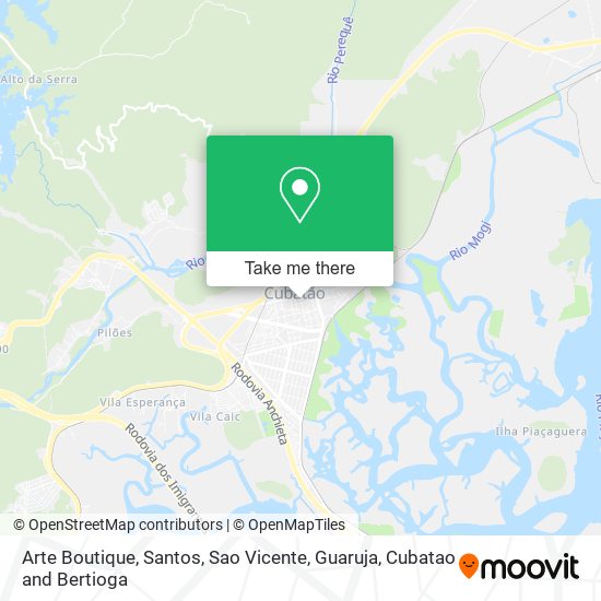 Arte Boutique map