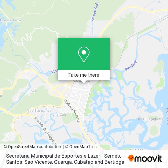 Secretaria Municipal de Esportes e Lazer - Semes map