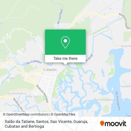 Salão da Tatiane map