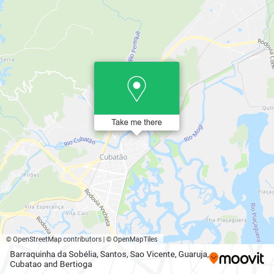 Barraquinha da Sobélia map