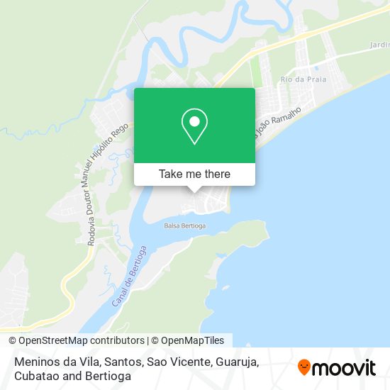 Meninos da Vila map