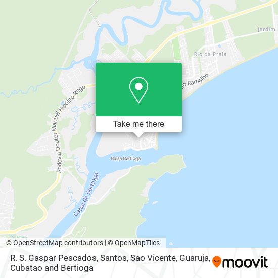 R. S. Gaspar Pescados map