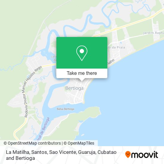 La Matilha map