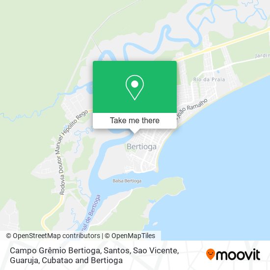 Campo Grêmio Bertioga map