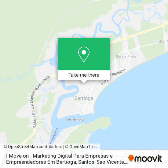 I Move on - Marketing Digital Para Empresas e Empreendedores Em Bertioga map