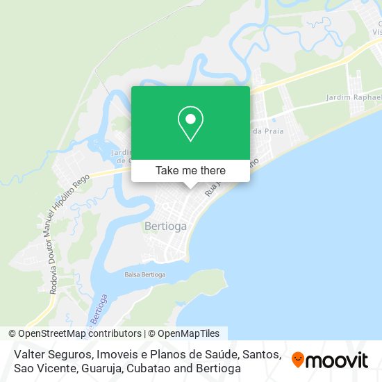 Valter Seguros, Imoveis e Planos de Saúde map