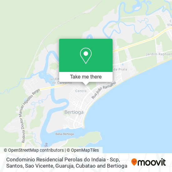 Mapa Condominio Residencial Perolas do Indaia - Scp