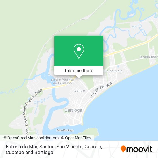 Estrela do Mar map