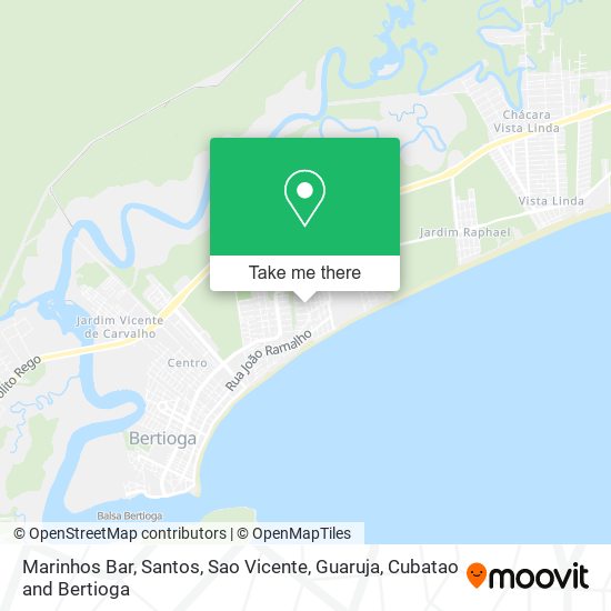 Marinhos Bar map